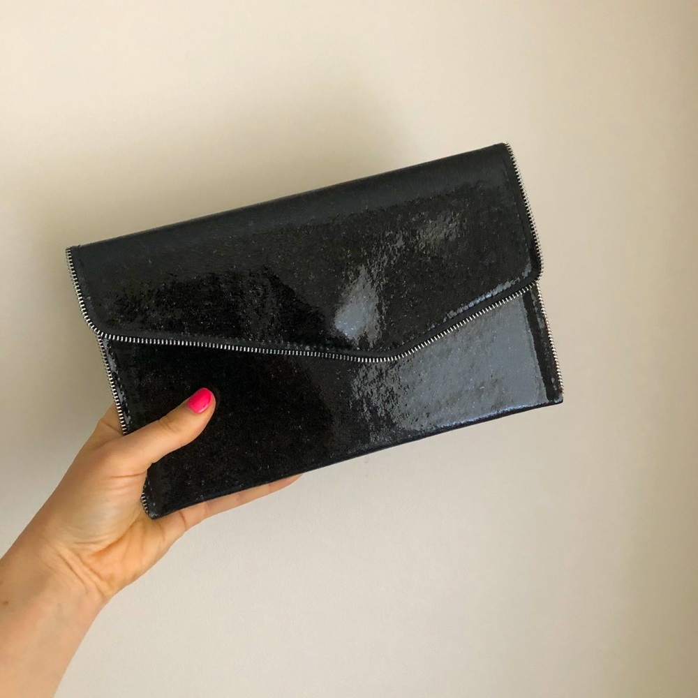 Black Shimmery Clutch
